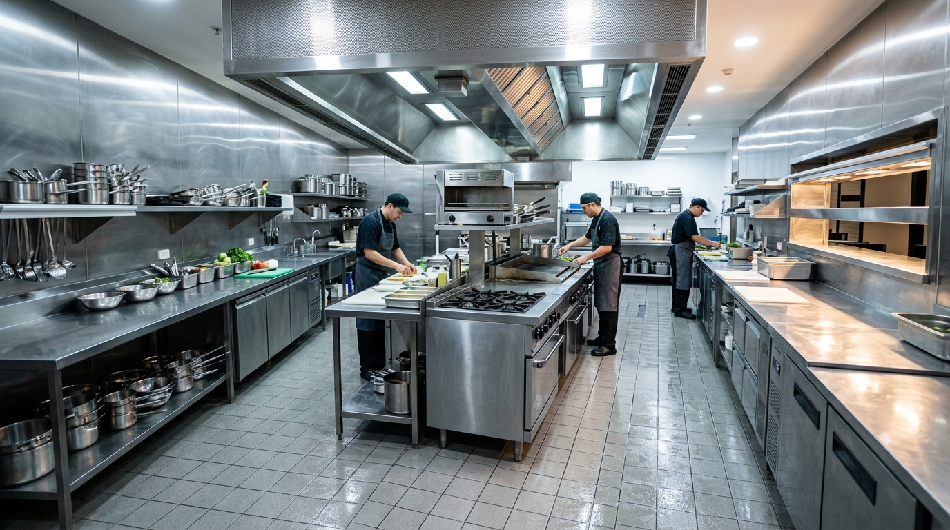 Deep kitchen cleaning